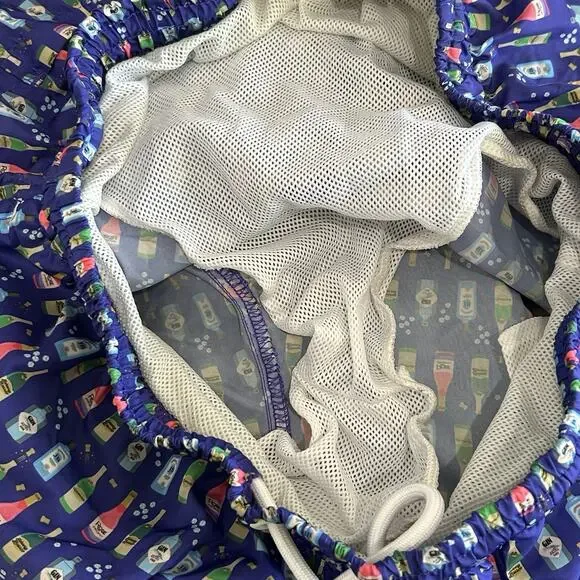 Johnny Brasco Cocktail Swim‎ Shorts Trunks Happy Hour Mens Large Party Vegas - Picture 9 of 12